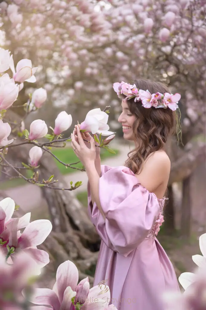 Photographe portrait de femme en studio ou en extérieur près de voiron
